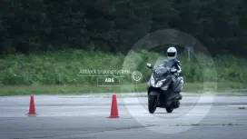 Movie of motorcycle ABS