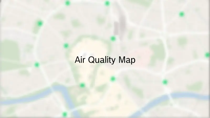 Real time Air Quality Map