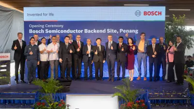 The opening of Bosch Semiconductor Backend Site was graced by representatives of various Malaysian organisation.