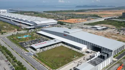 The new Bosch semiconductor backend site for chips and sensors in Penang, Malaysia. 